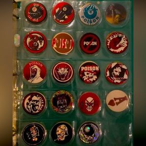 Pogs Collection - Pog Game Board and Game Case